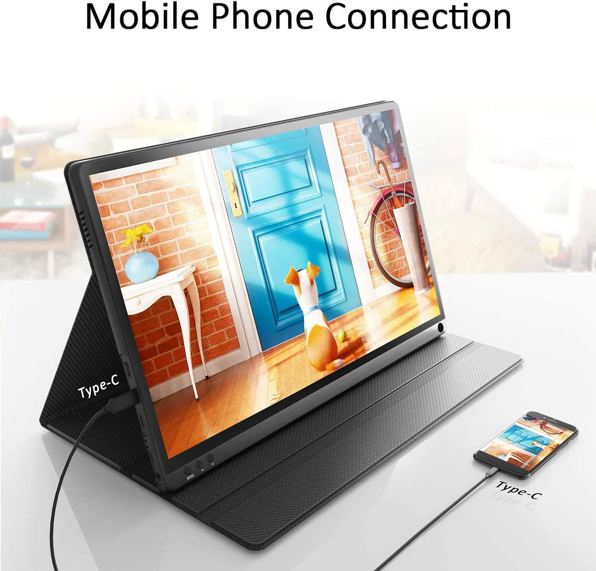 CORPRIT 15.6インチ ポータブルモニター 本体 Corprit D154 15.6 Portable Monitor Inch Full HD 1080P USB Portable