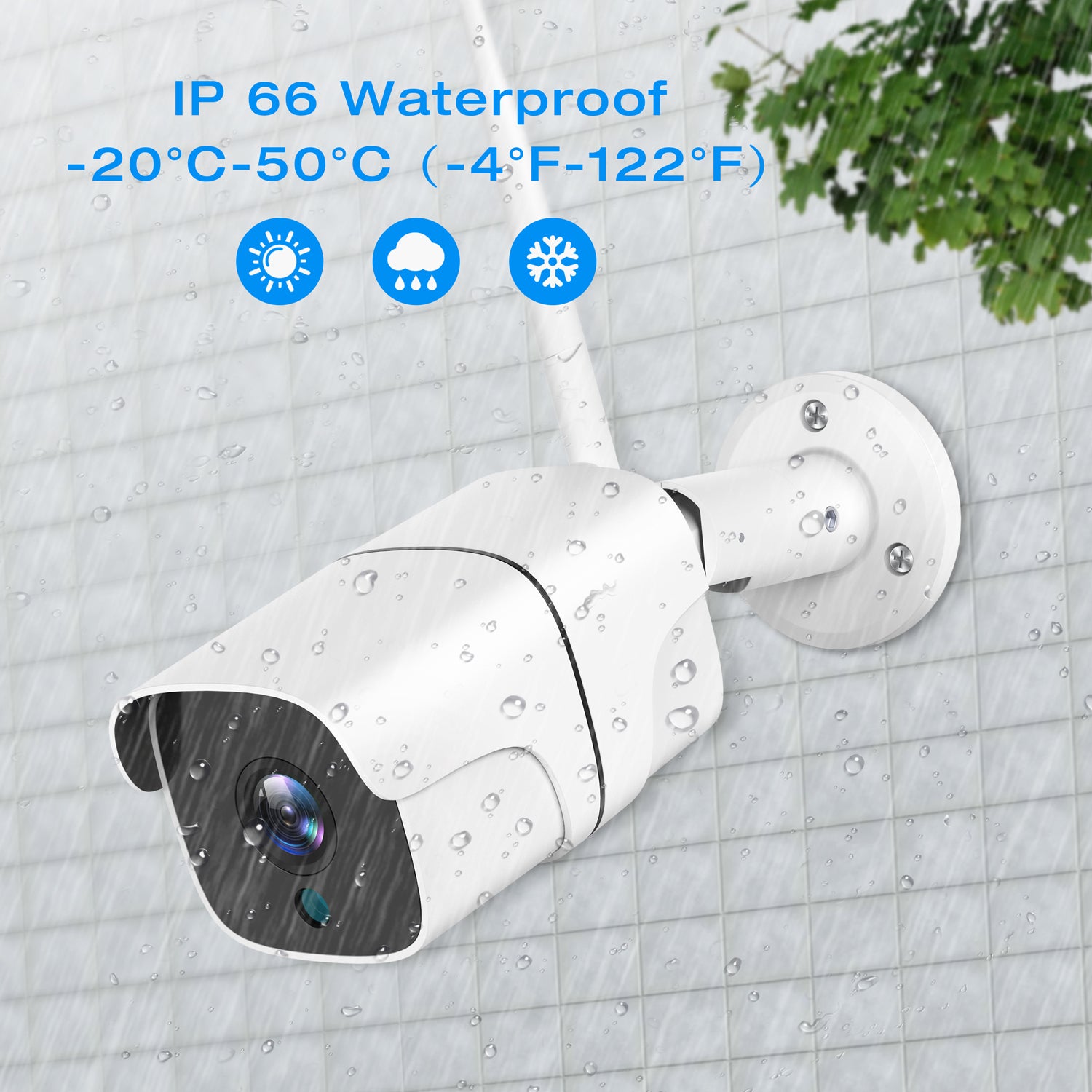 A Single Security Camera For Toguard W300/W400 Security System（Only available in EU）