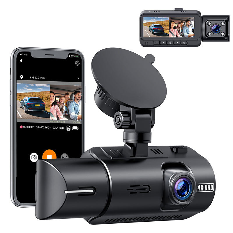 Toguard CE67A/DC13 4K Front and Inside GPS WiFi 2160P+1080P Dual Dash Camera（Out of stock in the US）