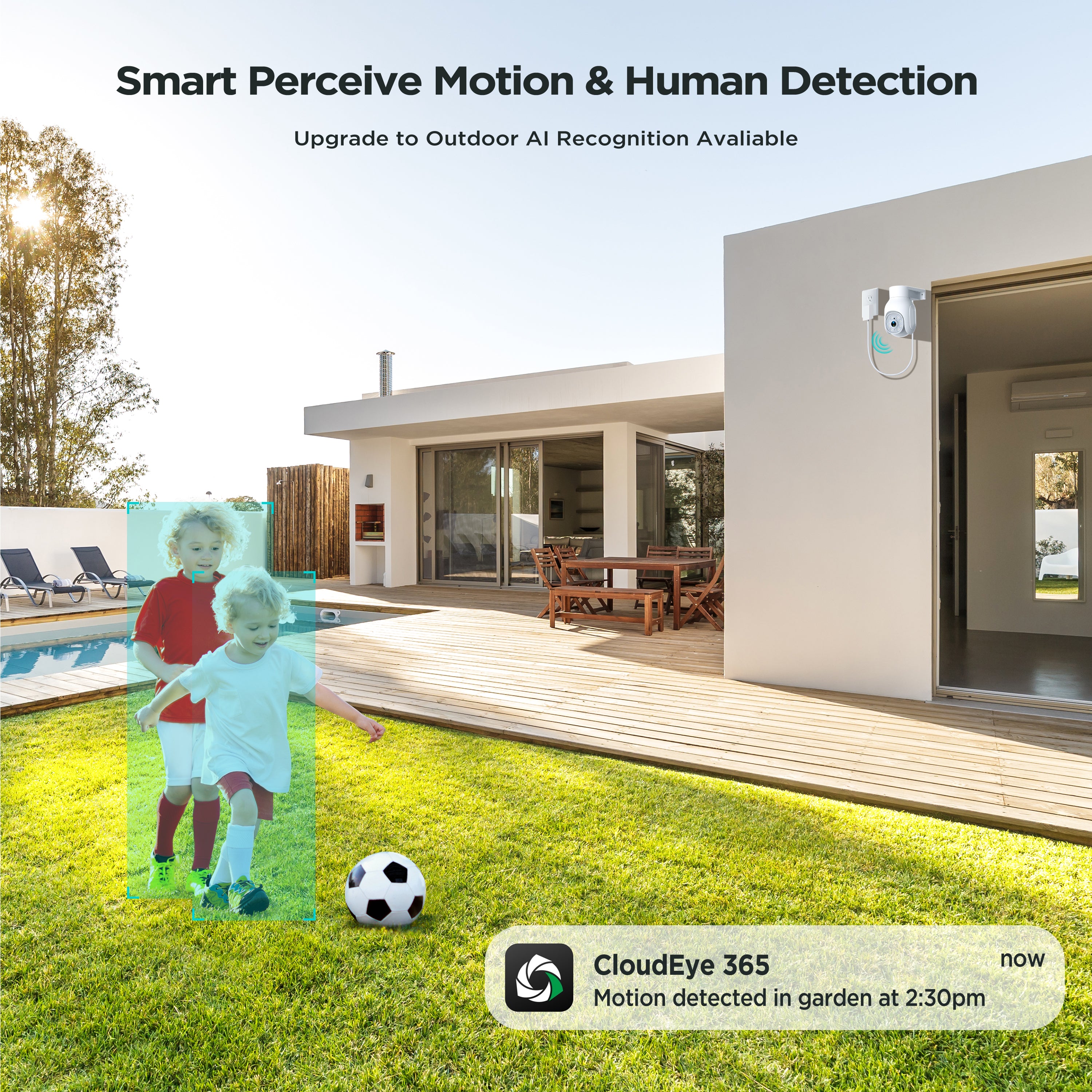 Wireless Outdoor Security Camera with Smart Motion