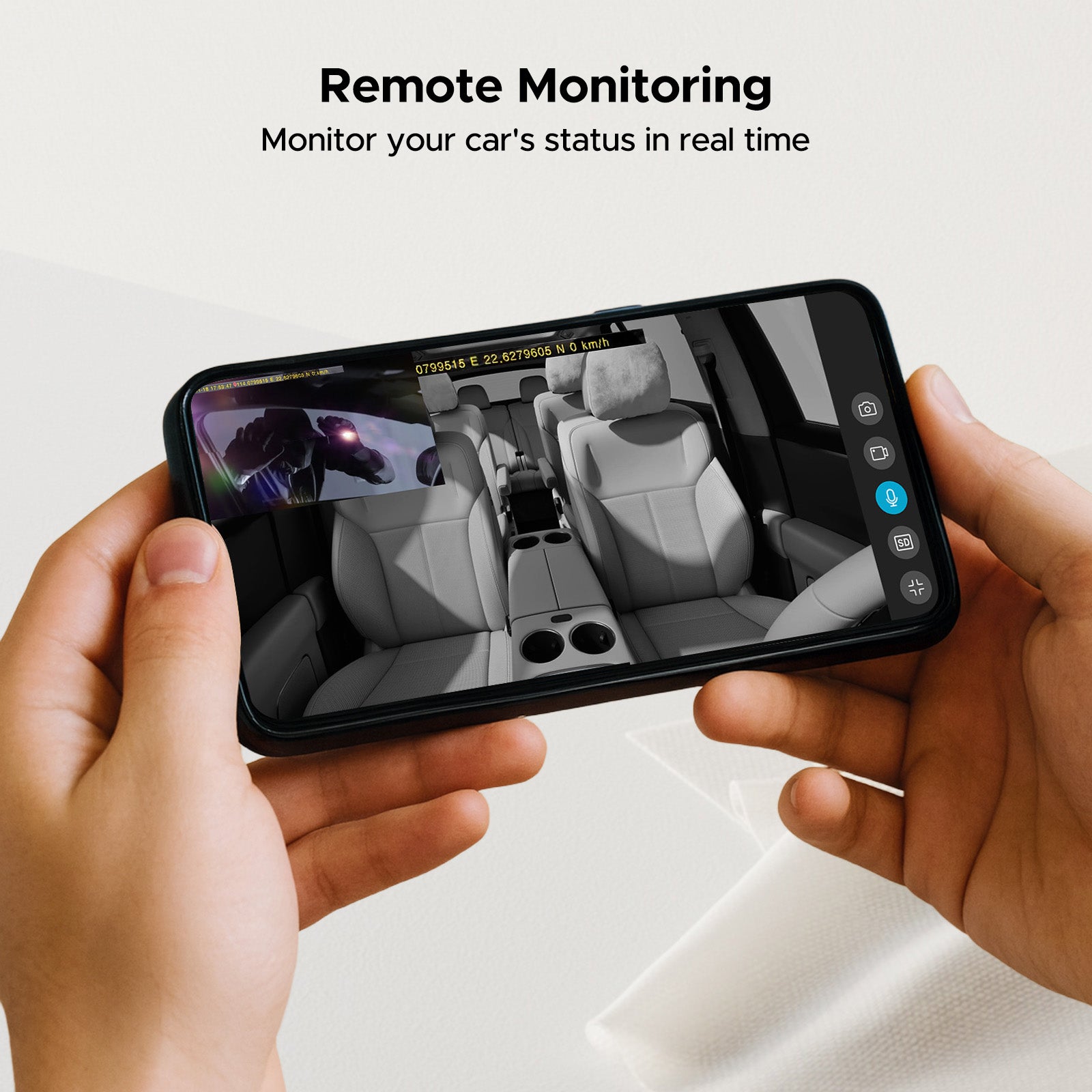 4G LTE Cellular Dash Cam, Remote Live-View & Location Event Video Alarm & Cloud Storage Car Security Camera