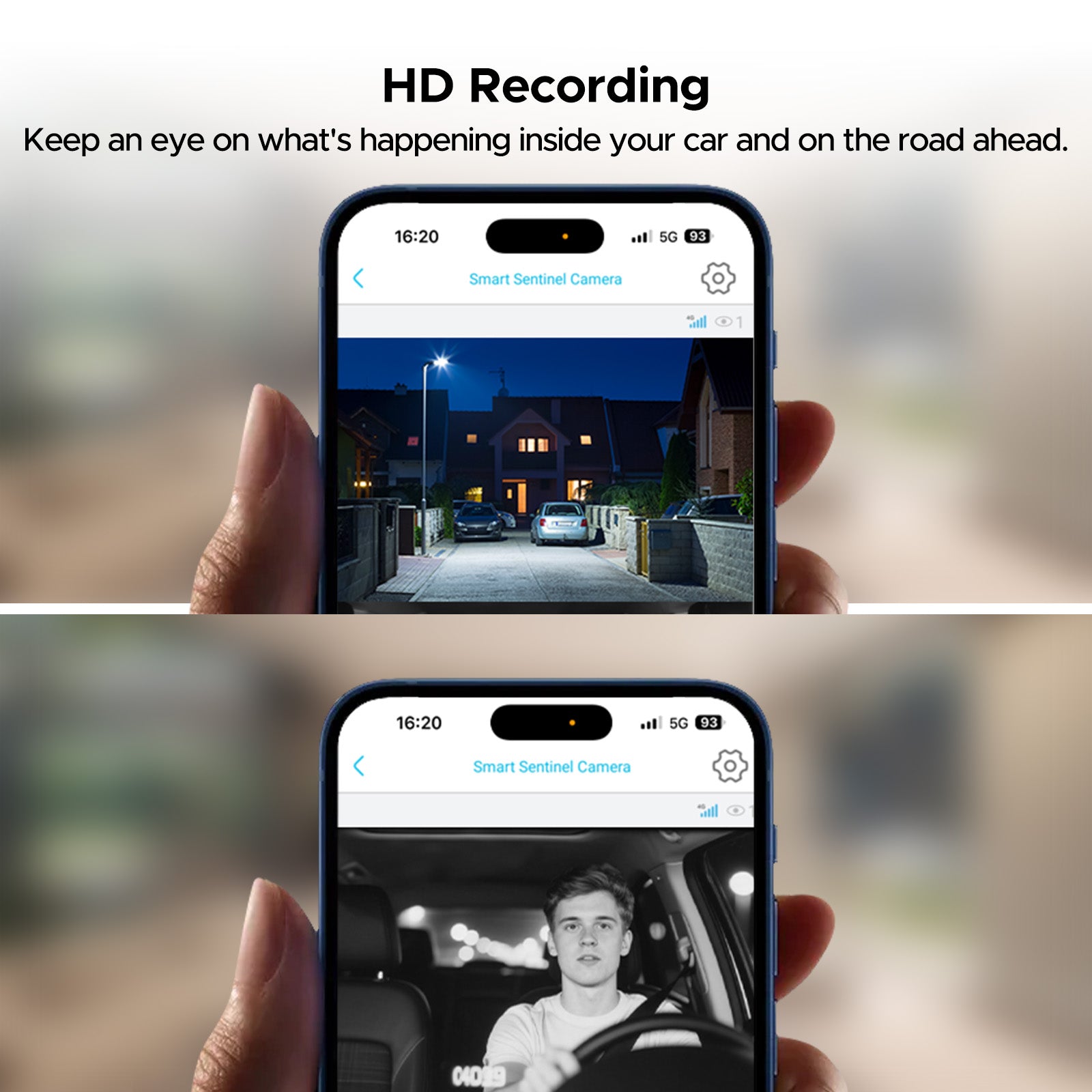 4G LTE Cellular Dash Cam, Remote Live-View & Location Event Video Alarm & Cloud Storage Car Security Camera
