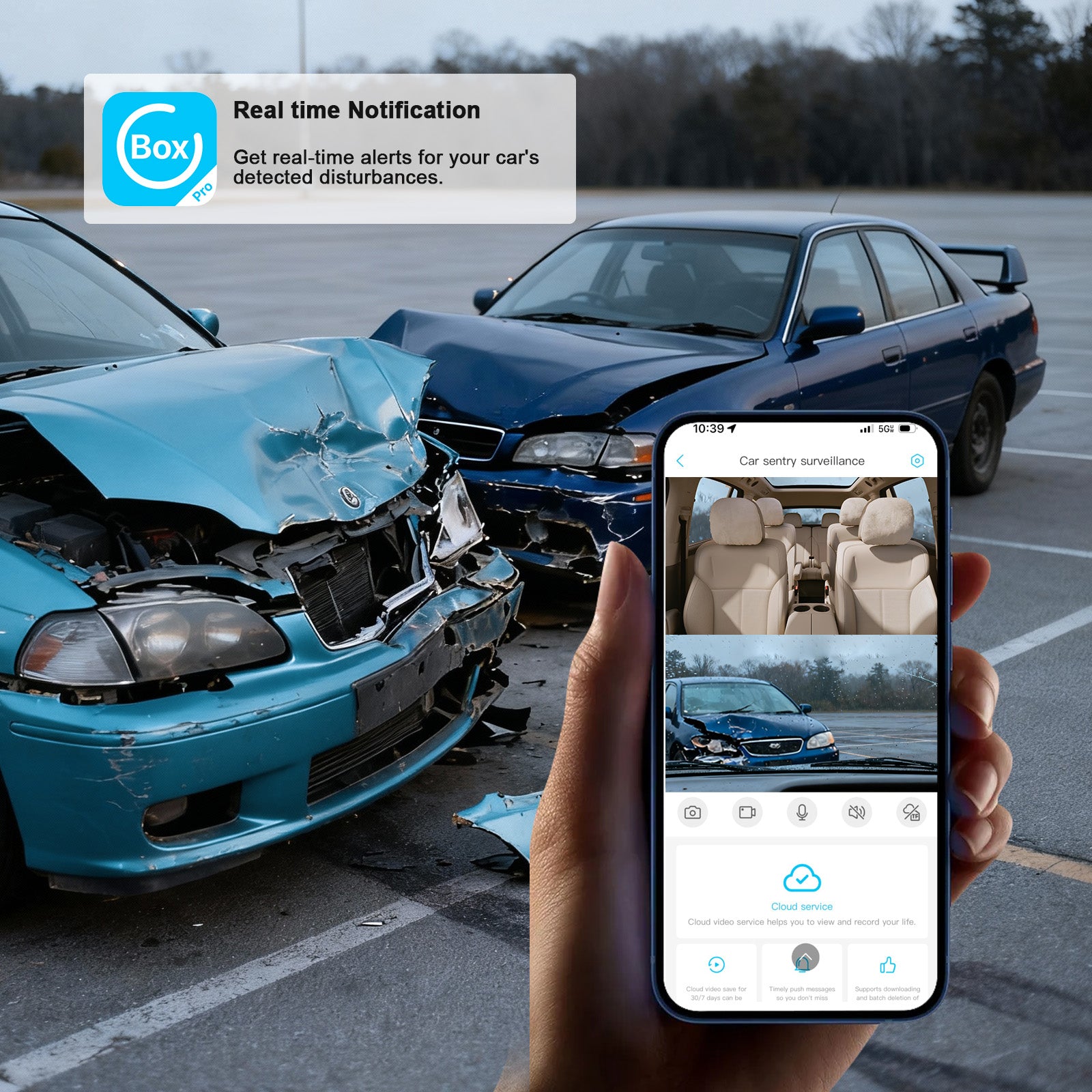 4G LTE Cellular Dash Cam, Remote Live-View & Location Event Video Alarm & Cloud Storage Car Security Camera