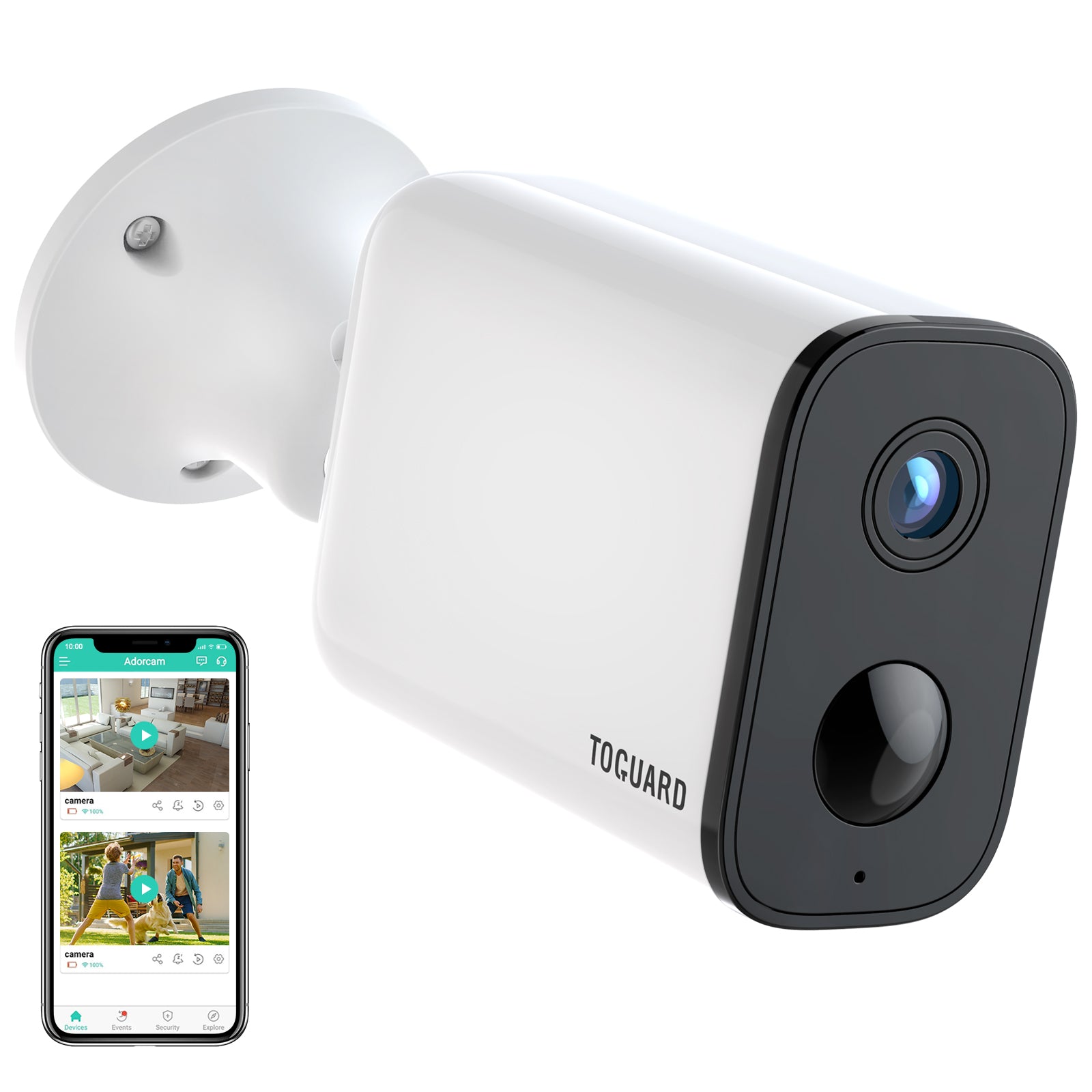 wireless ip camera battery powered