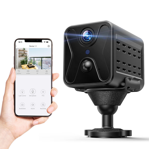 Toguard SC13 2MP Live Feed Battery Powered Indoor Security Camera With No Glow Night Vision（Available only in the US and Japan）