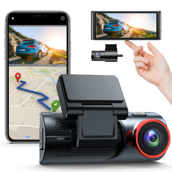 Toguard DC06 4K+1080P 24h Parking Mode Front And Rear USB Charging Dash Cam With 3.16"  IPS Touchscreen