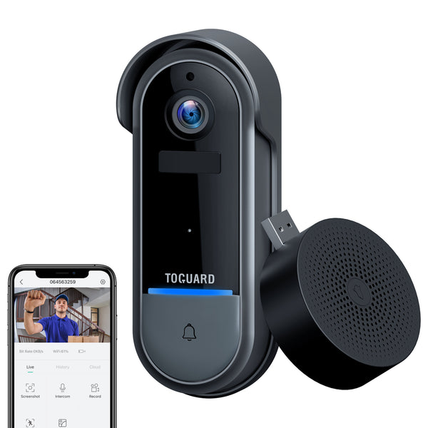 TOGUARD  DB30 1080p WiFi Video Smart Doorbell Camera