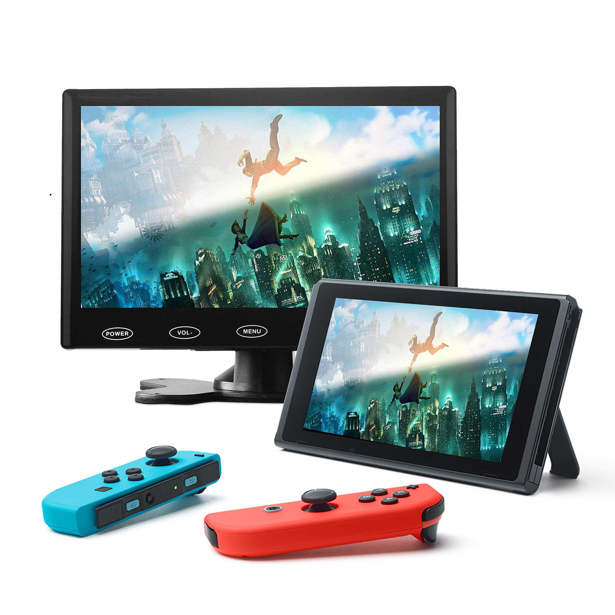 Toguard WR730P  7 Inch IPS HD 1024x600 Computer Display（Only Available in Europe）