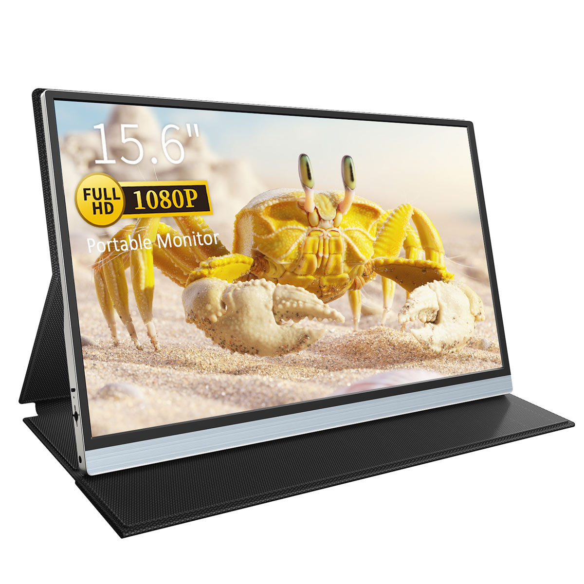 Corprit D158 Aktualisierter 15,6" 1080P FHD USB Tragbarer Monitor für Laptop