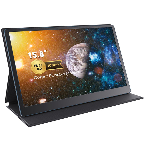 Moniteur portable Corprit D157 USB 3.0, deuxième écran USB de jeu 15,6" 1080p FHD IPS