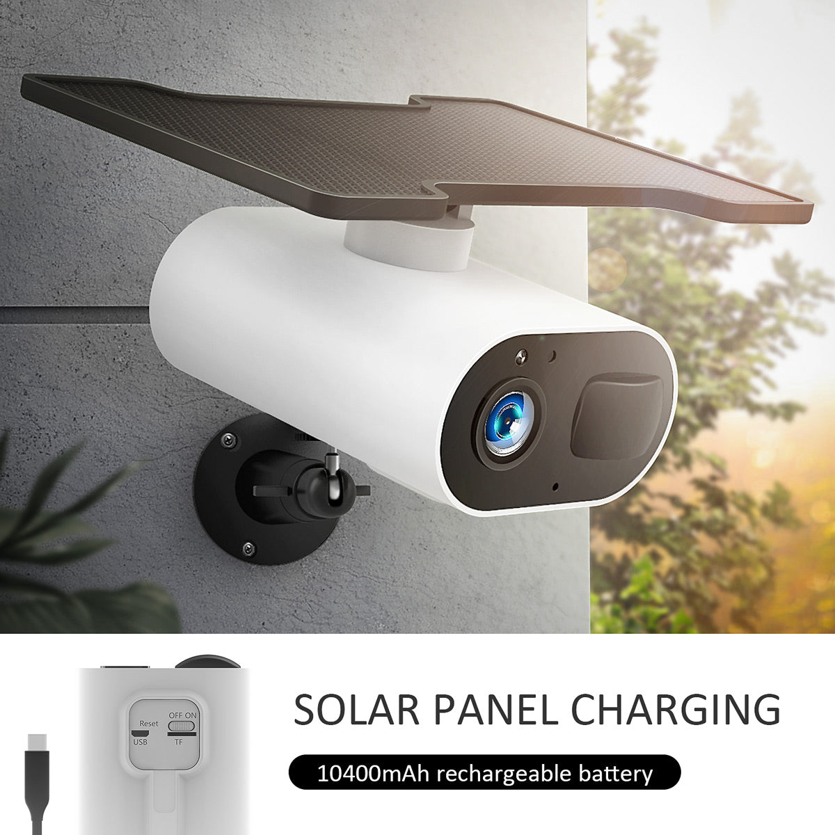 Toguard AP25 1080P Solar Wireless WiFi IP Security Camera（Only available in the US）