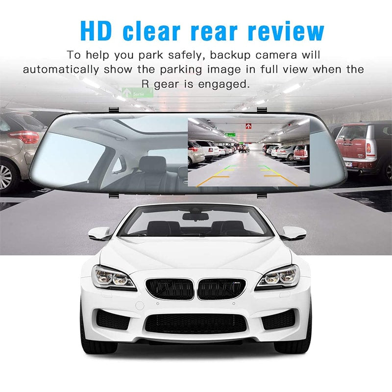 Toguard CE13 Dual Lens Dash Camera Touch Screen Front for Cars Backup Camera（Only sold in the US and EU）