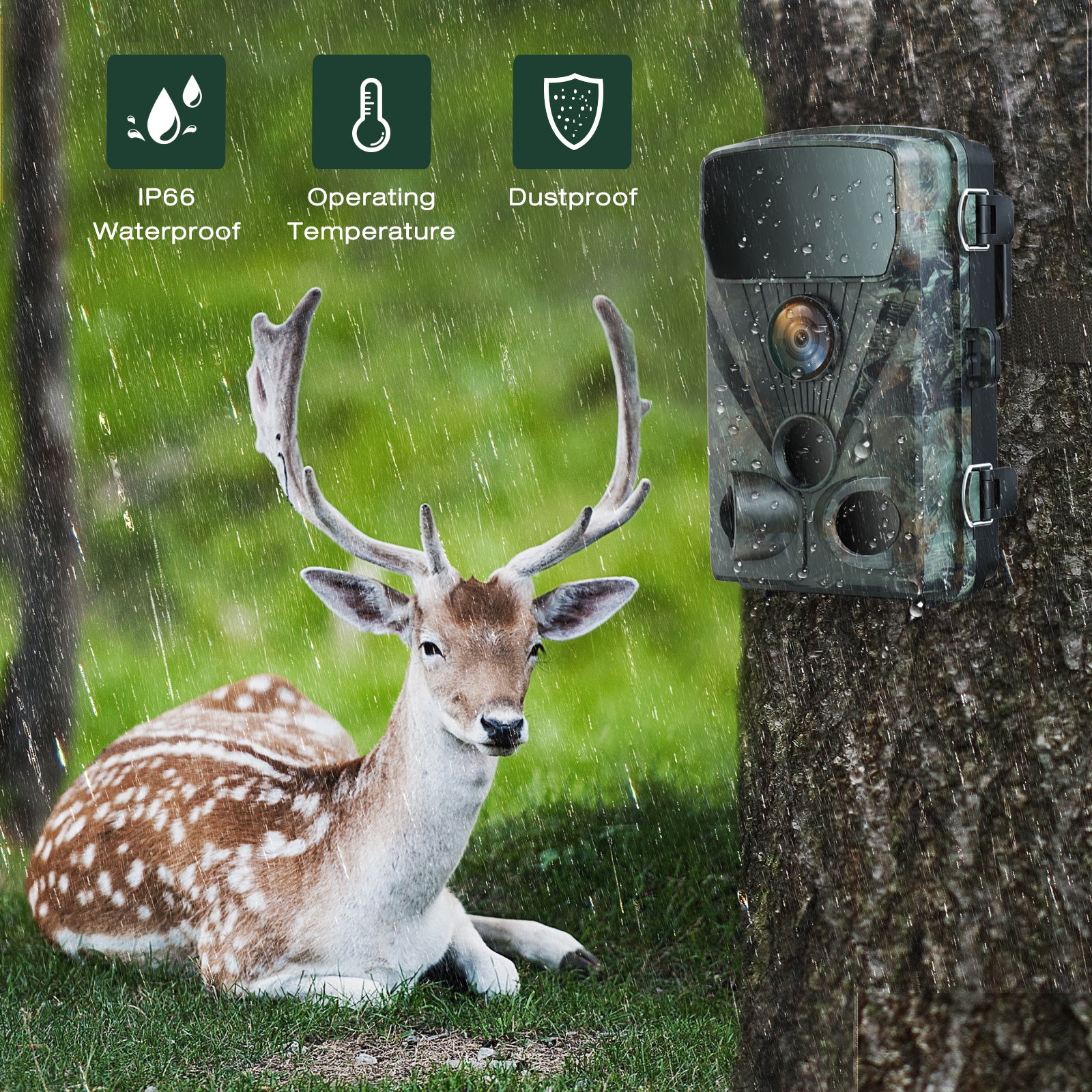 Toguard H90 Wildkamera 4K Lite - 24MP WiFi Bluetooth mit Nachtsicht