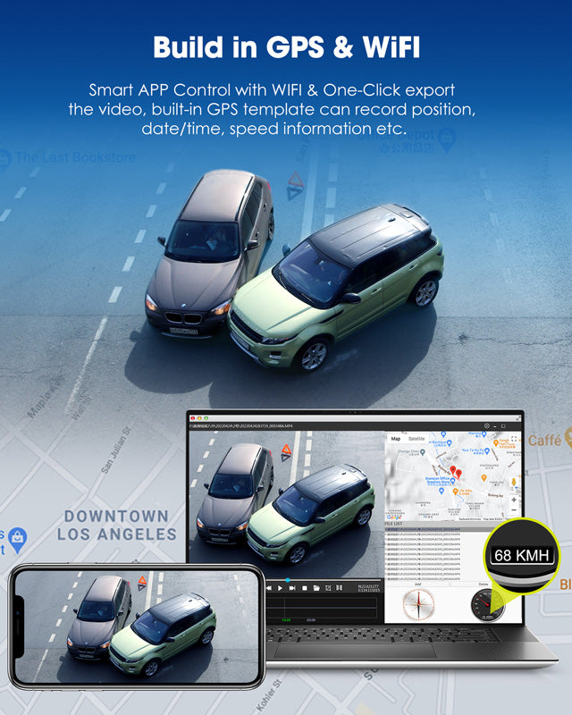 Toguard DC15 Real 4K+ 2K Front and Rear Dual Sony Sensor Dash Camera, The Highest-Definition & Performance Dashcam