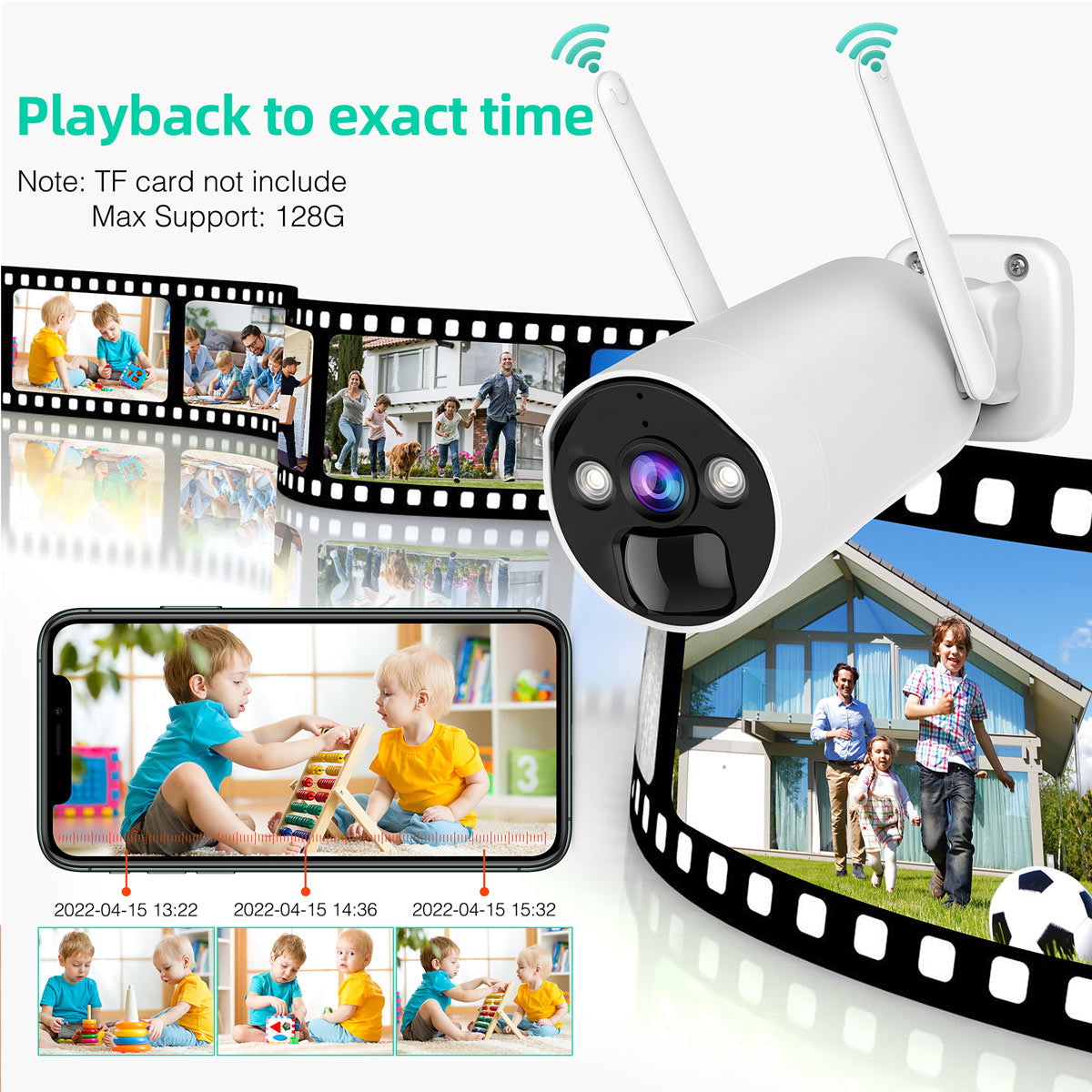 Toguard SC03 3MP Wireless Battery Security Camera And WiFi Base Station