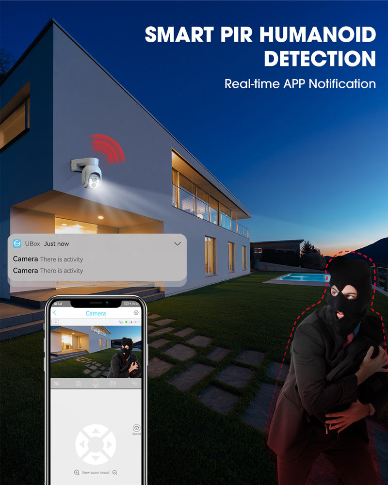 Toguard SC12 3MP 4G LTE No WiFi Cellular Security Camera With Solar Panel & SIM Card(USA  ONLY)