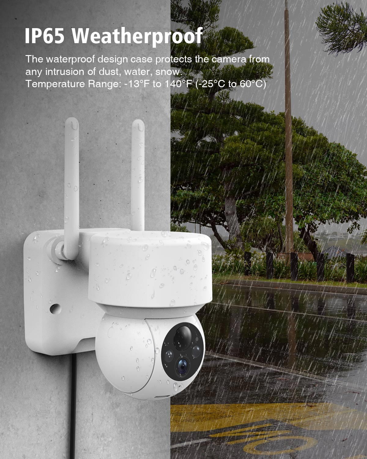 Toguard SC500 1080P Color Night Vision Wireless Security Camera (Without Solar Panel, Only Available In Europe, The UK)