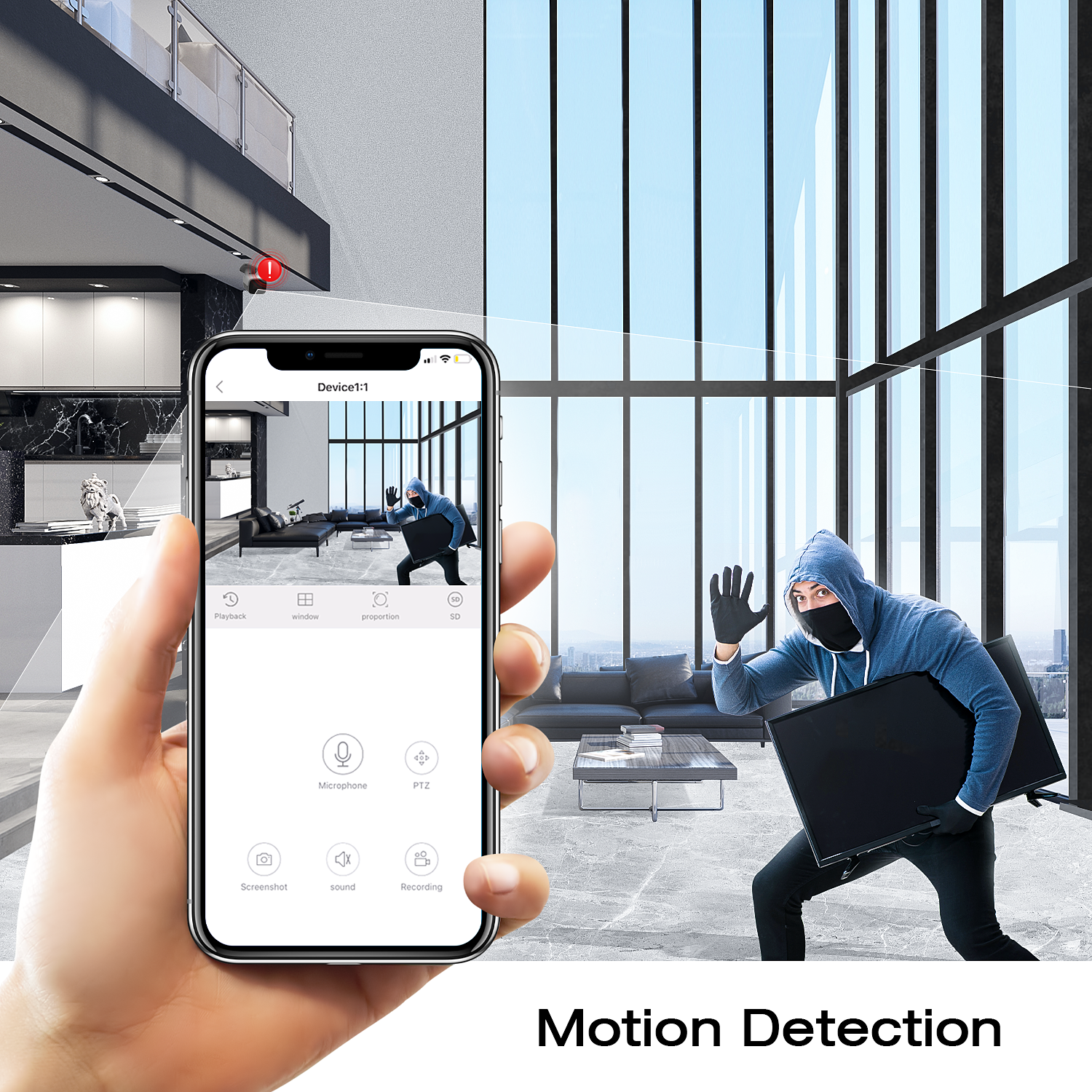 A Single Security Camera For Toguard W504 Security System
