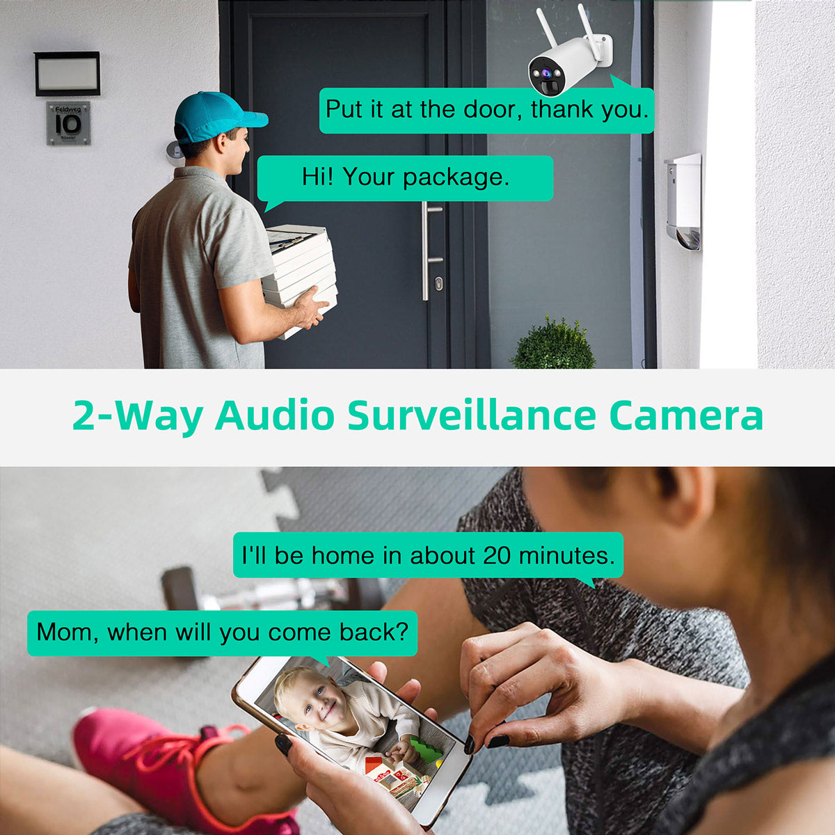 Toguard SC03 3MP Wireless Battery Security Camera And WiFi Base Station