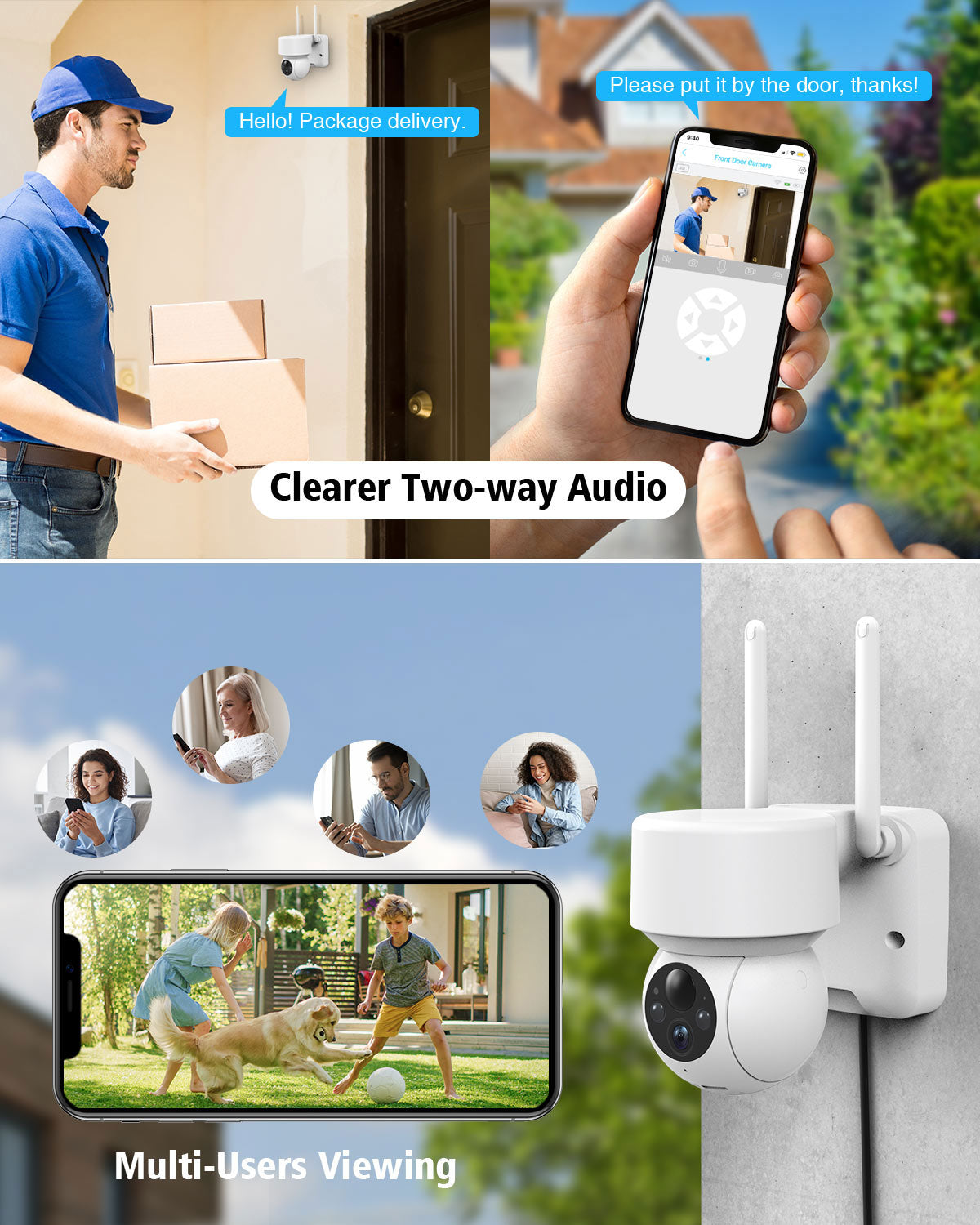 Toguard SC500 1080P Color Night Vision Wireless Security Camera (Without Solar Panel, Only Available In Europe, The UK)