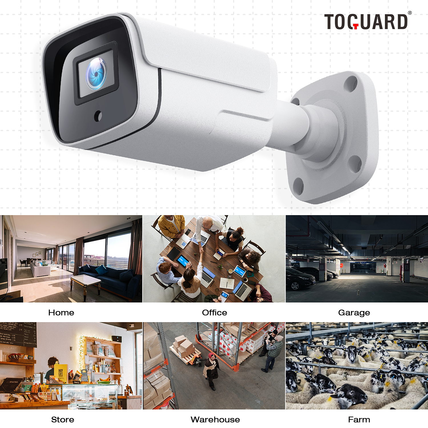 A Single Security Camera For Toguard W504 Security System