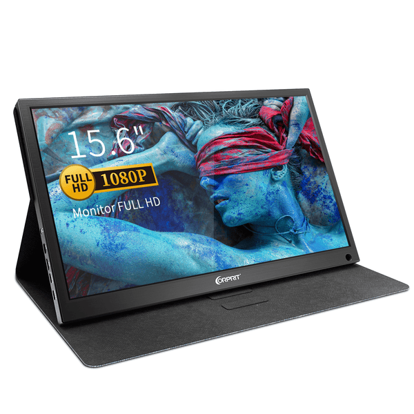 Corprit D155 Portable Monitor 15.6 inch Monitor  for PC Mac Laptop