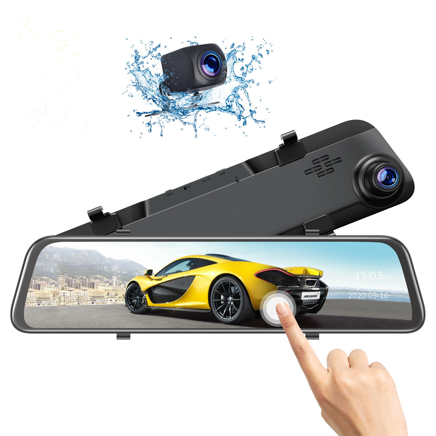 Car Rear View Mirror Dash Cam