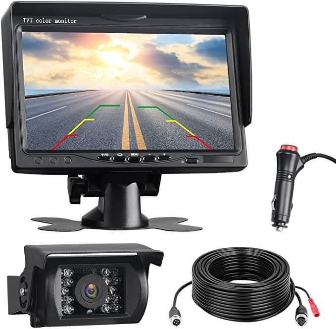 Toguard CA711 Backup Camera for Cars 7" LCD Screen - Toguard camera